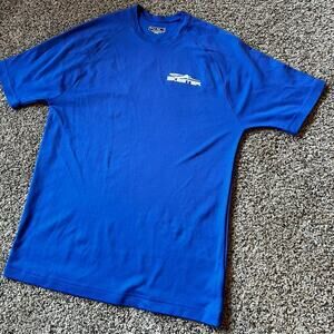 SKEETER fishing T-shirt, men's size L, short sleeve, blue
